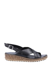 Hush Puppies Elena Cross Over Wedge Sandals - Image 1 of 4
