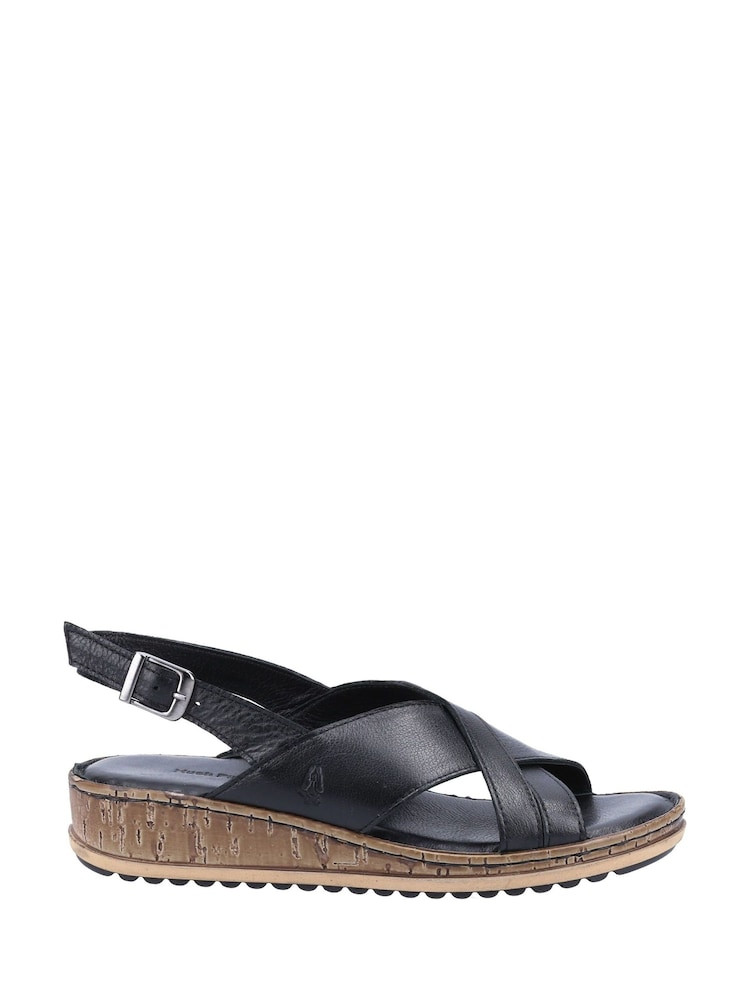 Hush Puppies Elena Cross Over Wedge Sandals - Image 1 of 4