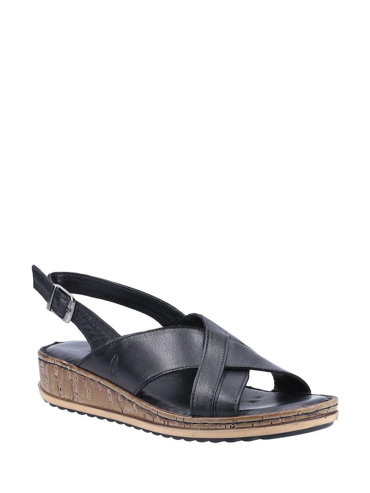 Hush Puppies Elena Cross Over Wedge Sandals - Image 2 of 4