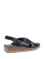 Hush Puppies Elena Cross Over Wedge Sandals - Image 3 of 4