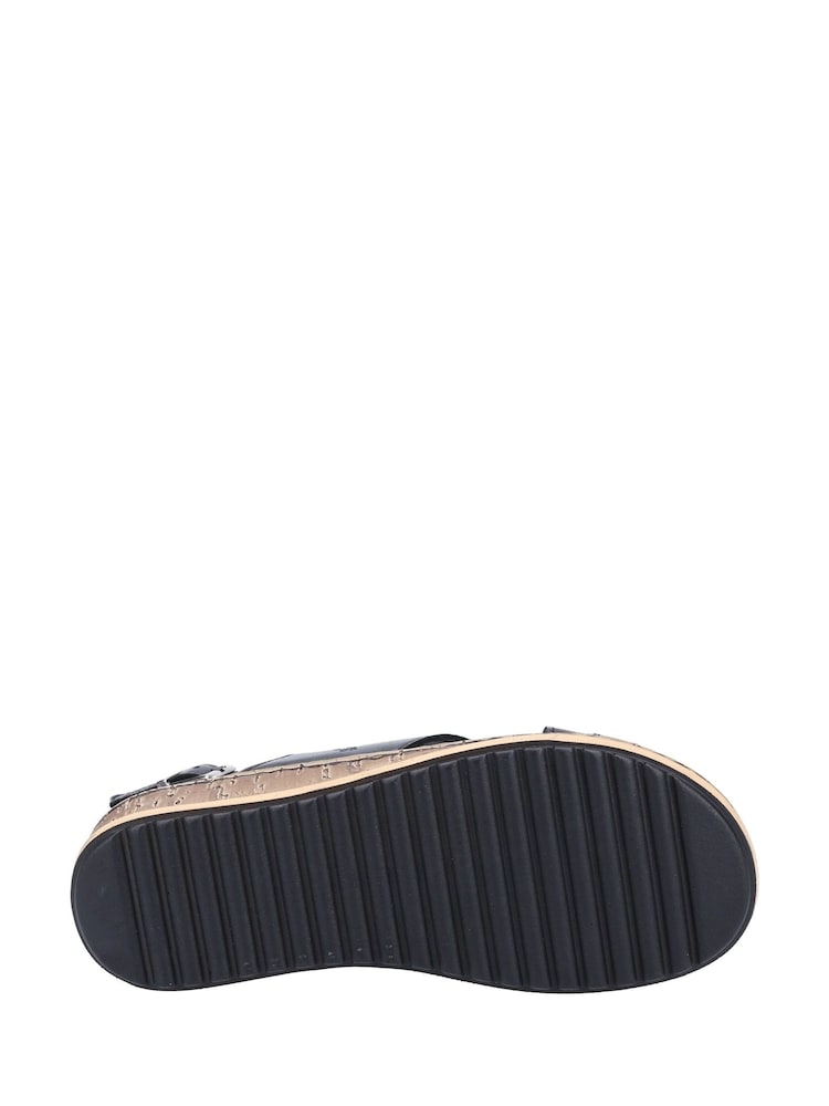 Hush Puppies Elena Cross Over Wedge Sandals - Image 4 of 4