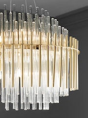 Brass Arundel 8 Light Chandelier Ceiling Light - Image 3 of 4