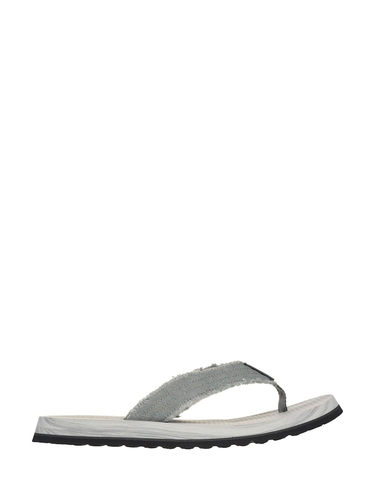 Skechers Grey Mens Sandals - Image 1 of 5