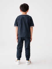 Paul Smith Junior Jungen Marineblaue Artist Stripe Cargo-Jogginghose - Image 3 of 12