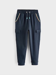 Paul Smith Junior Jungen Marineblaue Artist Stripe Cargo-Jogginghose - Image 8 of 12