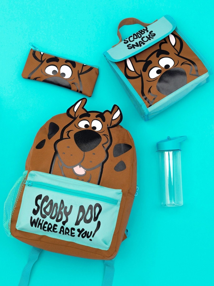 Vanilla Underground Brown Scooby Doo Unisex Kids 4 Piece Backpack Set - Image 6 of 6