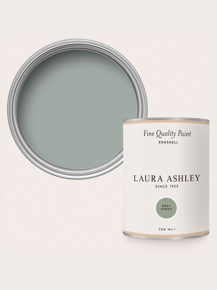 Laura Ashley Grey Green Eggshell 750ml Paint - Image 4 of 4 Laura Ashley Grey Green Eggshell 750ml Paint - Image 4 of 4