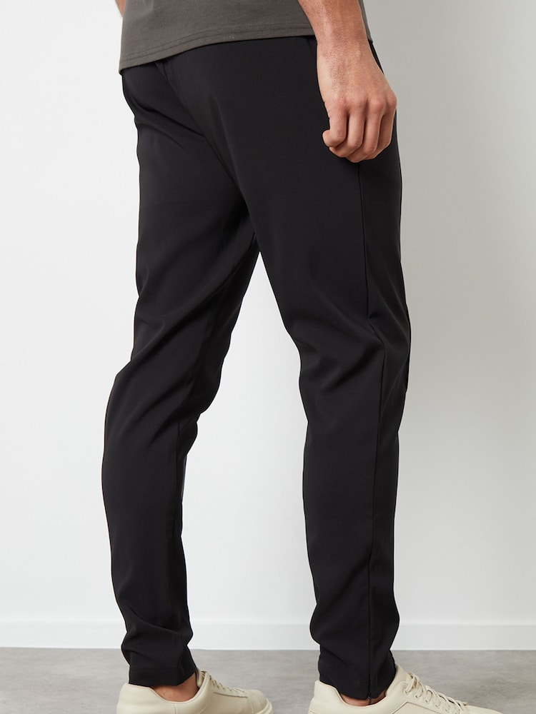Negro - Pantalones elásticos con detalle de costura y sin cierre Luxe de Threadbare - Imagen 2 de 4 Negro - Pantalones elásticos con detalle de costura y sin cierre Luxe de Threadbare - Imagen 2 de 4