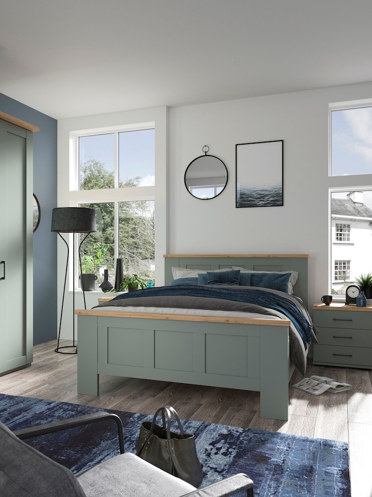 Wiemann Sage Green Truro Wooden Bed - Image 1 of 2