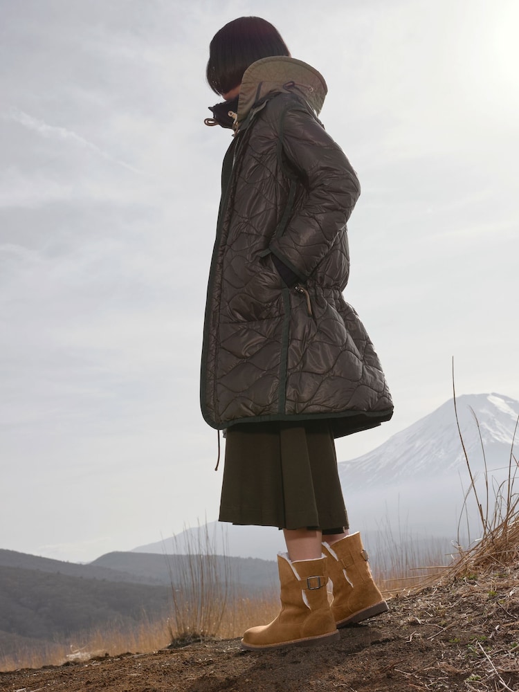 Birkenstock Tan Brown Uppsala Shearling Boots - Image 2 of 6