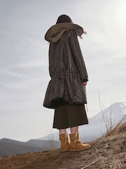 Birkenstock Tan Brown Uppsala Shearling Boots - Image 3 of 6