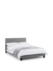 Julian Bowen Grey Rialto Upholstered Linen Bed - Image 2 of 4