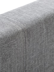 Julian Bowen Grey Rialto Upholstered Linen Bed - Image 4 of 4