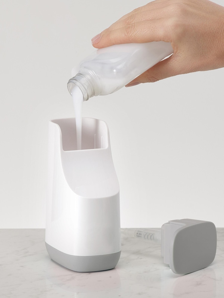 Joseph® Joseph Grey/White Slim Compact Soap Dispenser - Image 2 of 4
