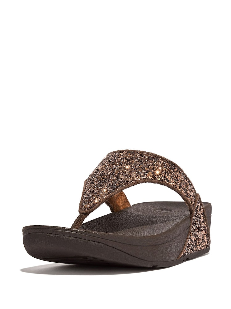 Fitflop Lulu Shimmerlux Toe Post Sandals - Image 5 of 5