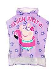 Character Purple Peppa Pig Licensing Towel Poncho - Image 1 of 4