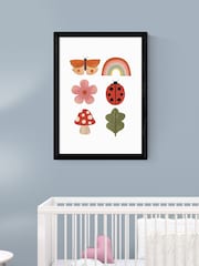 East End Prints Black Woodland Wonders Wall Art Print by Kid of the Village - Image 1 of 2