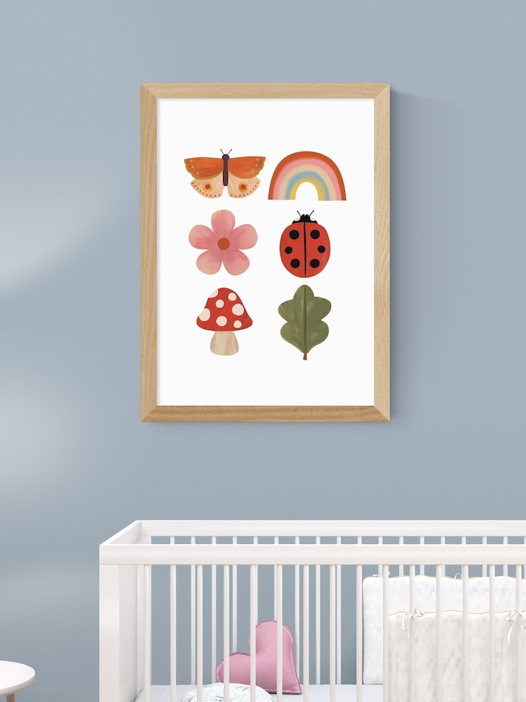 East End Prints Oak Woodland Wonders Wall Art Print by Kid of the Village - Image 1 of 2