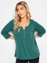 Grüner Pfau - M&co Henley-Oberteil - Bild 1 von 4
