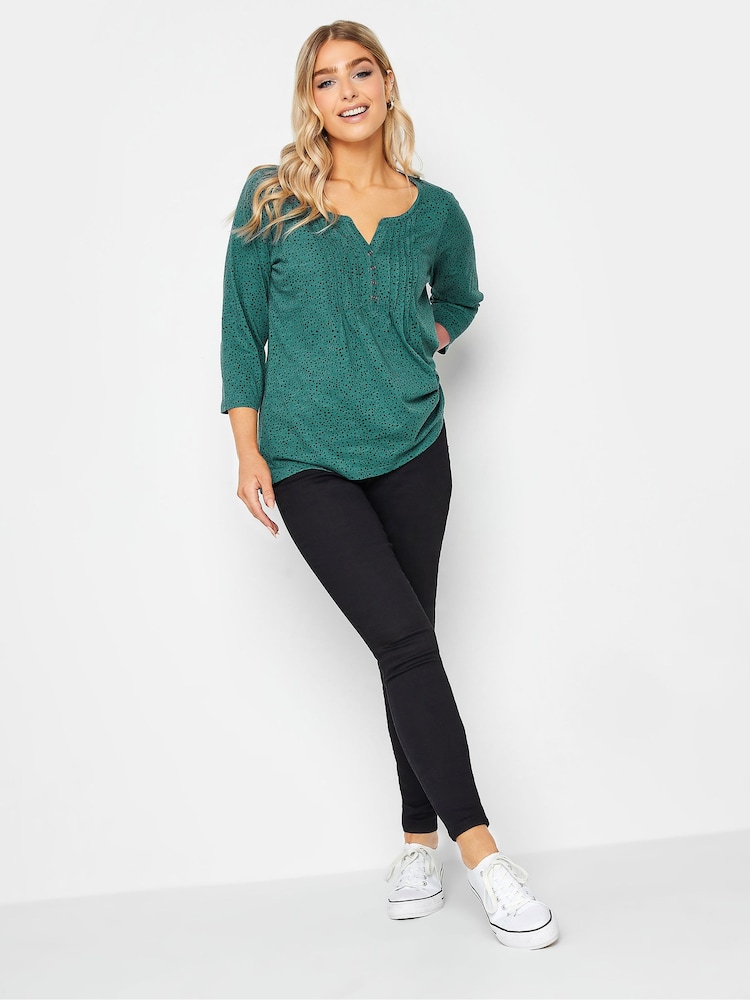 Grüner Pfau - M&co Henley-Oberteil - Bild 2 von 4