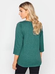 Grüner Pfau - M&co Henley-Oberteil - Bild 3 von 4