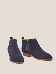 White Stuff Blue Willow Suede Ankle Boots - Image 2 of 4