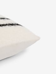 Monochrome 50 x 50cm Cosy Stripe Cushion - Image 5 of 5