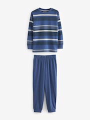 Blue 3 Pack Long Sleeve Pyjamas (3-16yrs) - Image 2 of 5