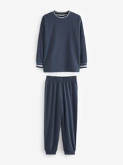 Blue 3 Pack Long Sleeve Pyjamas (3-16yrs) - Image 3 of 5