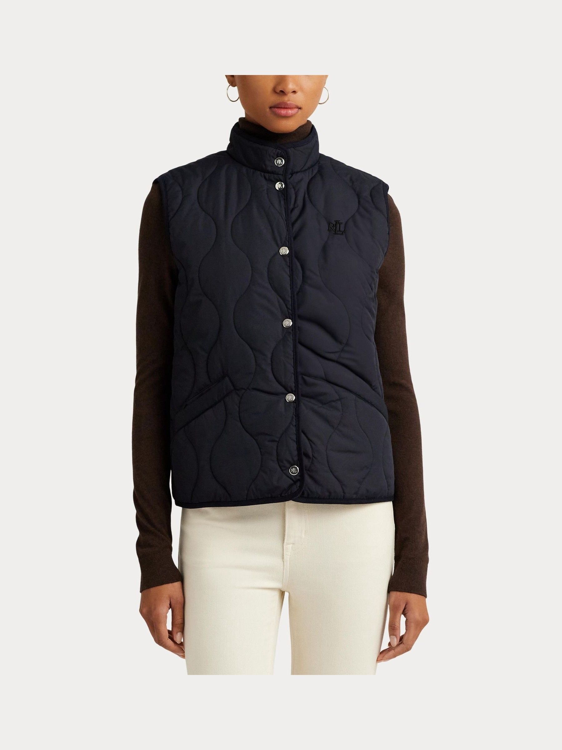 Ralph lauren navy gilet shop