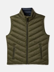 Joules Garrett Green Showerproof Padded Gilet - Image 1 of 1