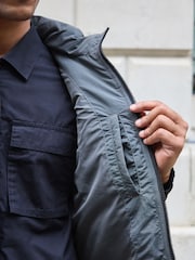 Slate Grey Utility Pocket Gilet - Image 5 of 10