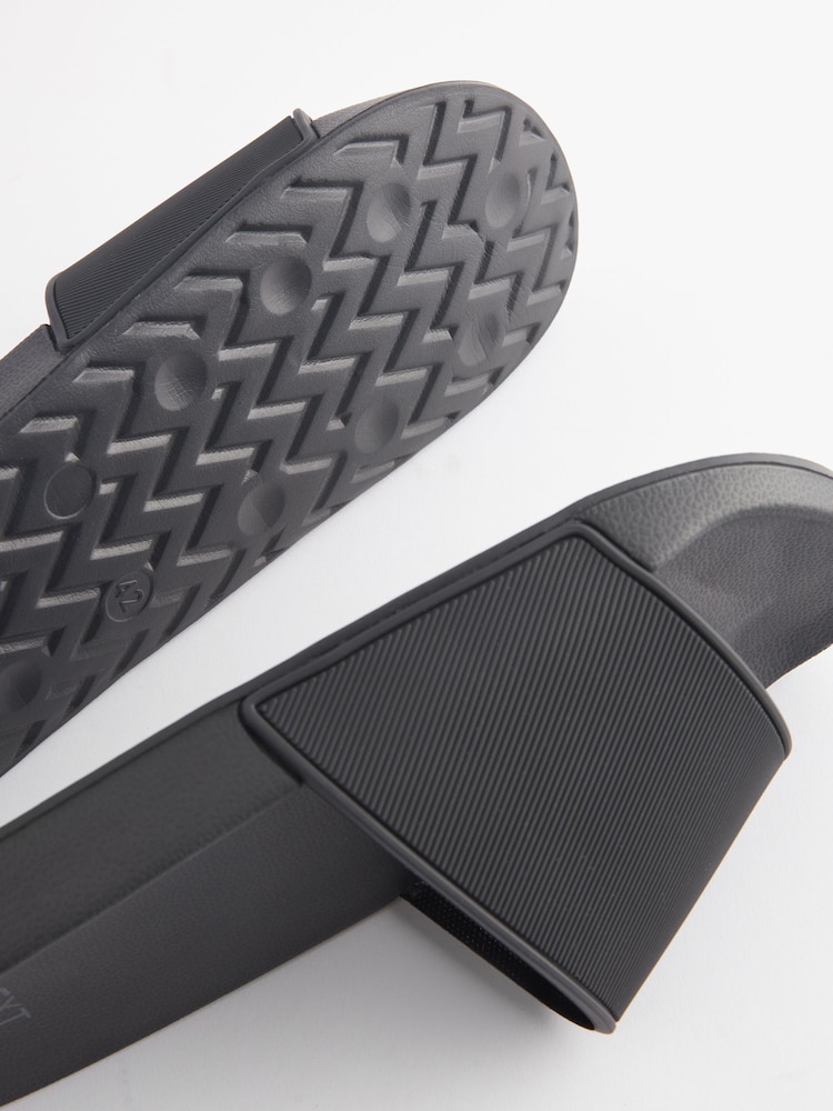 Black Textured Sliders - Image 6 of 6