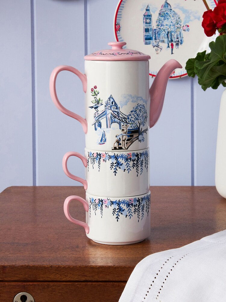 Cath Kidston Cream London Tea for Two - Image 1 of 1