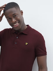 أحمر ميرلو - قميص بولو سادة من Lyle & Scott - صورة 3 من 7