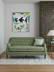 Nina Campbell Carmel Green Walton Small 2 Seater Sofa - Image 1 of 6