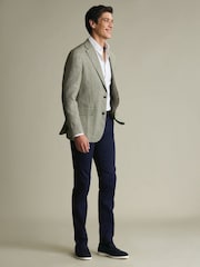 Charles Tyrwhitt Green Linen Jacket - Image 2 of 6