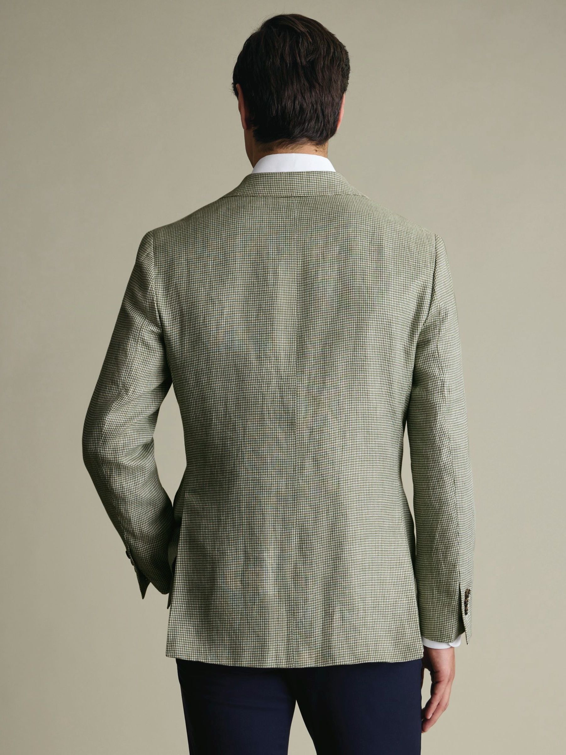 Buy Charles Tyrwhitt Green Linen Jacket from Next Romania