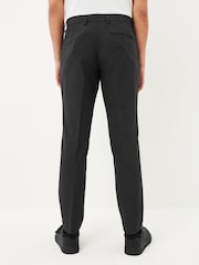 Charcoal Grey Skinny Fit Machine Washable Plain Front Smart Trousers - Image 4 of 6