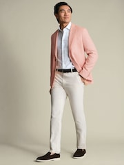 Charles Tyrwhitt Orange Linen Cotton Jacket - Image 2 of 5