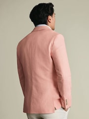 Charles Tyrwhitt Orange Linen Cotton Jacket - Image 4 of 5