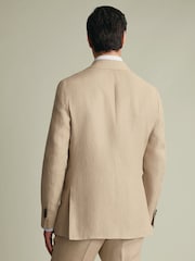 Charles Tyrwhitt Natural Linen Jacket - Image 9 of 10