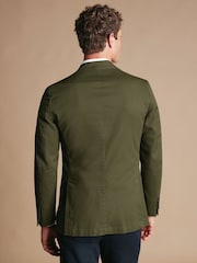 Charles Tyrwhitt Green Cotton Stretch Jacket - Image 3 of 5