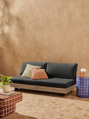 MADE.COM Grey Avarna Garden 2 Seater Sofa - Image 1 of 6
