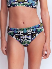 Boden Blue Classic Fold Bikini Bottoms - Image 4 of 7