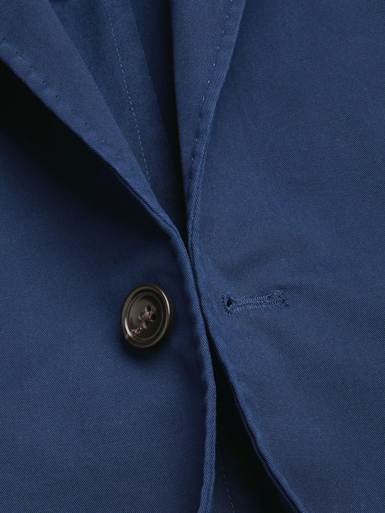 Charles Tyrwhitt Blue Cotton Stretch Jacket - Image 1 of 1