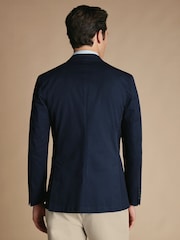 Charles Tyrwhitt Blue Cotton Stretch Jacket - Image 3 of 5