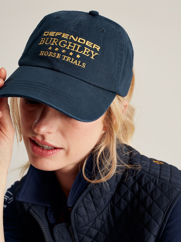 Joules Burghley Navy Embroidered Baseball Cap - Image 2 of 6