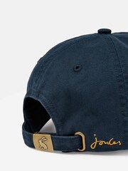 Joules Burghley Navy Embroidered Baseball Cap - Image 6 of 6