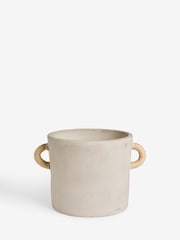French Connection Natural Large Terracotta Plant Pot - Image 3 of 4